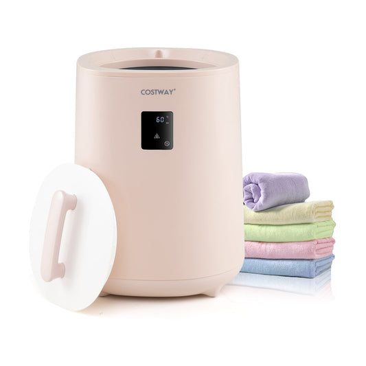 Towel Warmer for Bathroom 18 L Large Portable Hot Towel Bucket-Pink