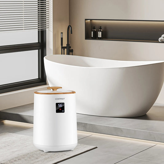 Towel Warmer 18 L Large Blanket Warmer with LED Display AND Auto Shut off-White