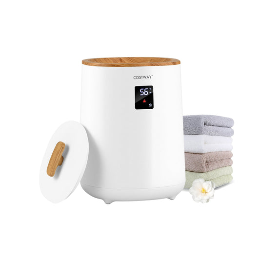 Towel Warmer 18 L Large Blanket Warmer with LED Display AND Auto Shut off-White