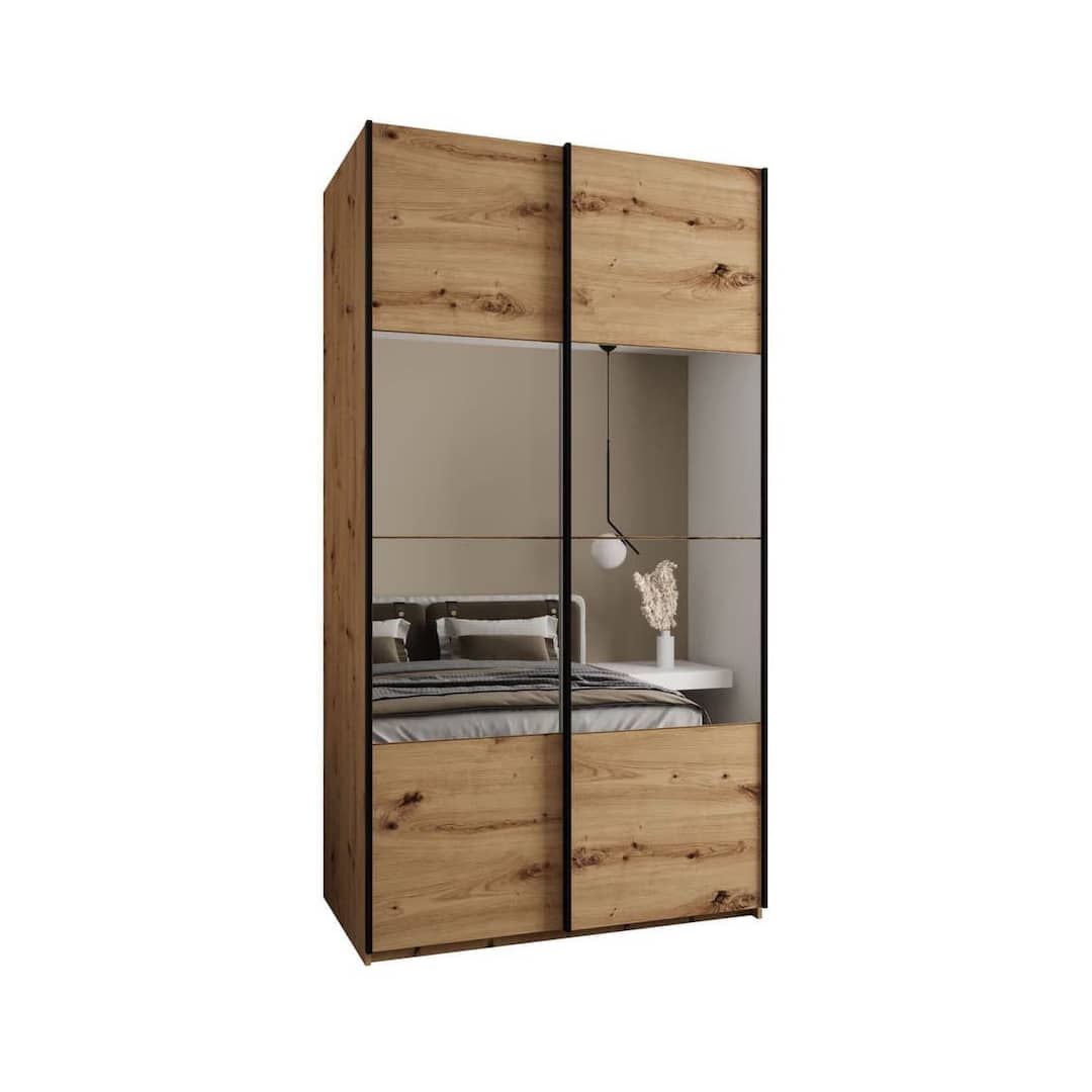 Trosa IV Sliding Door Wardrobe 130cm