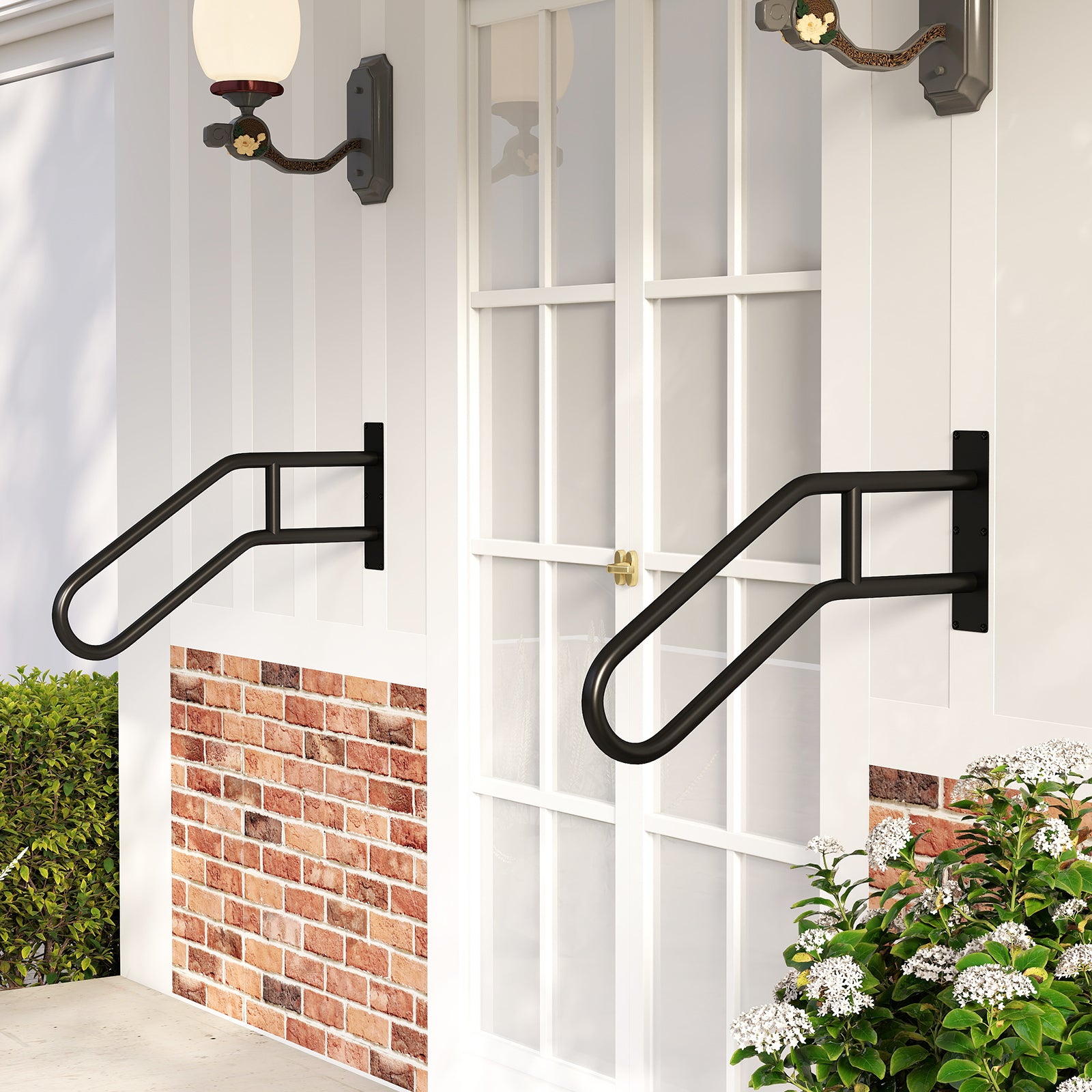 U-Shape Safety Handrail with Matte Finish for Elderly Kids