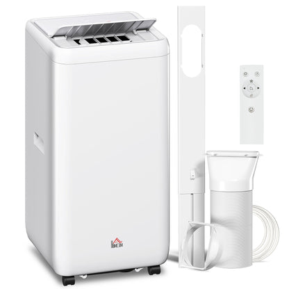 HOMCOM 12,000 BTU 5-in-1 Mobile Air Conditioner, 35m2 Radius - White