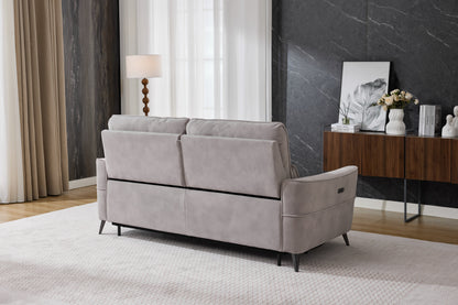 Kensley 3 Seater Sofa Grey (Power Recliner)