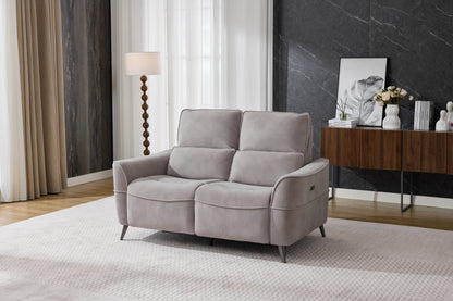 Kensley 2 Seater Sofa Grey (Power Recliner)
