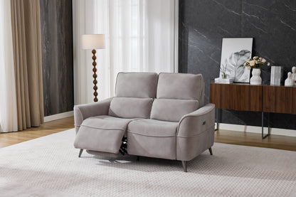 Kensley 2 Seater Sofa Grey (Power Recliner)