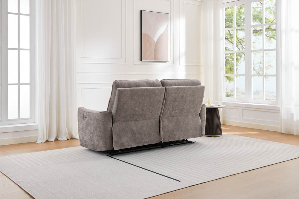 Cavendish 3 Seater Sofa Grey (Power Recliner)