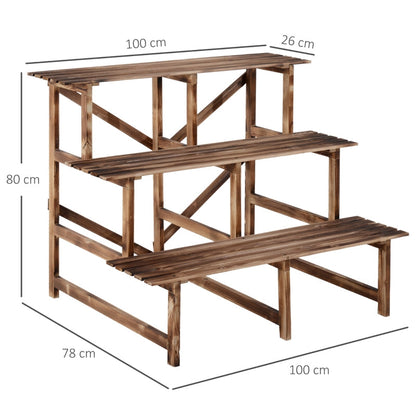 3 Tier Outdoor Plant Stand