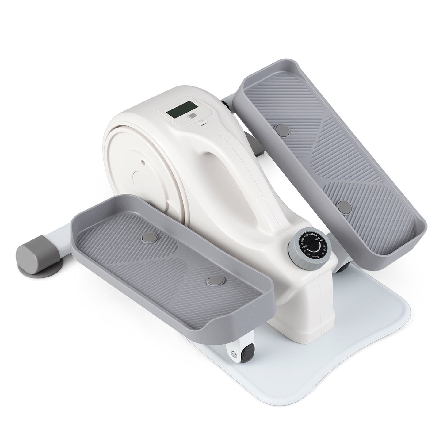Under Desk Elliptical Pedal Exerciser with Forward-White