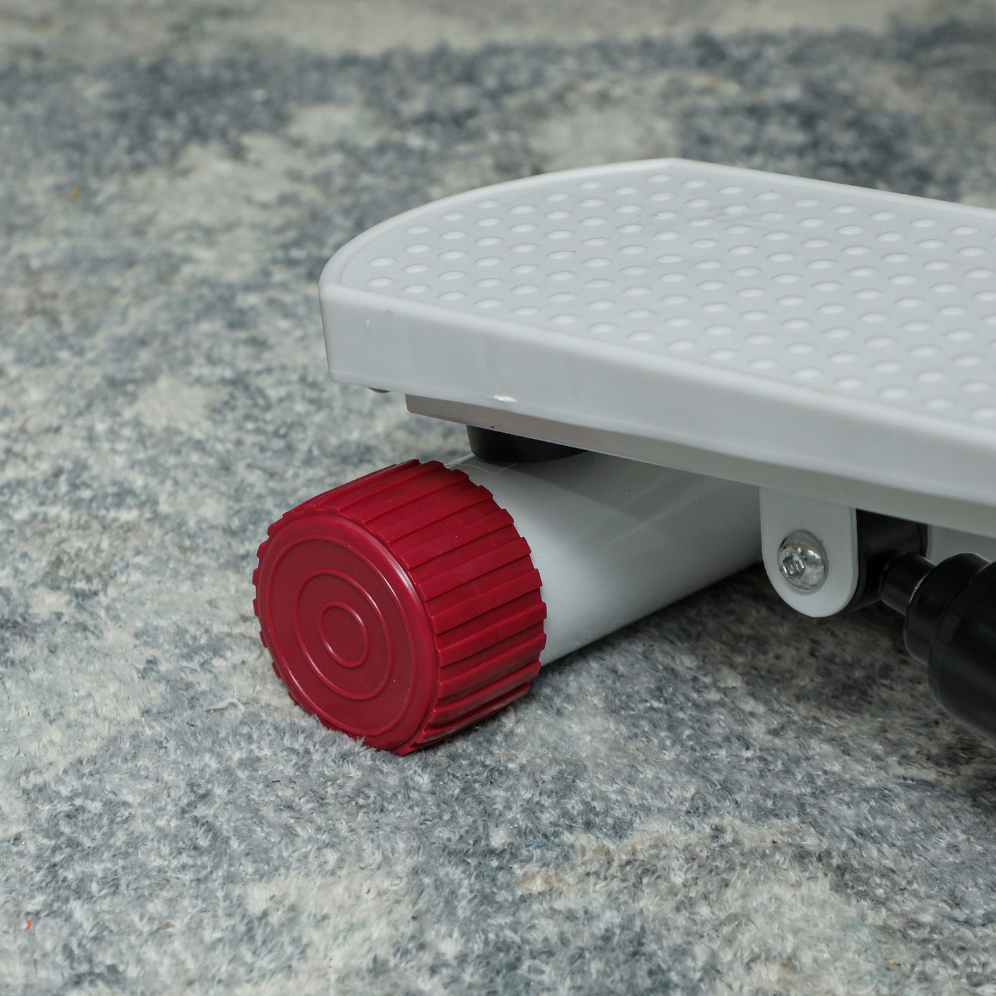 SPORTNOW Mini Stepper, Kompaktowy Stepper do ćwiczeń w domu z monitorem LCD i pedałami antypoślizgowymi, Szary