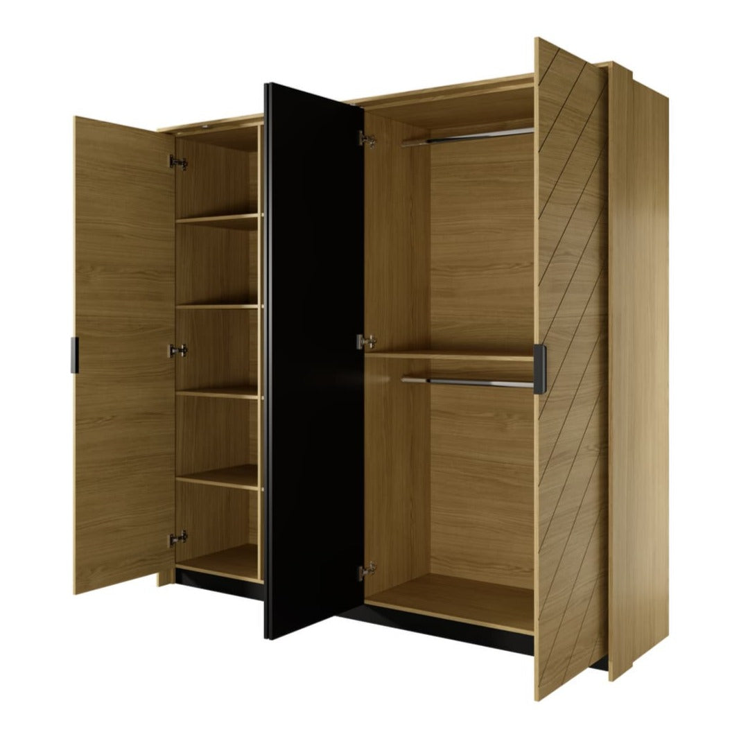 Verso Hinged Door Wardrobe 223cm