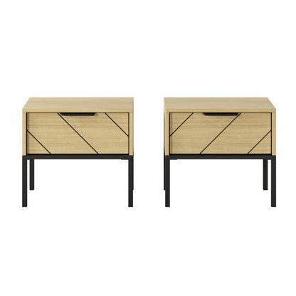 Verso Bedside Tables 47cm [Set Of Two]