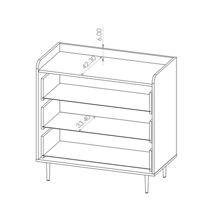 Vasina 02 Chest of Drawers 90cm