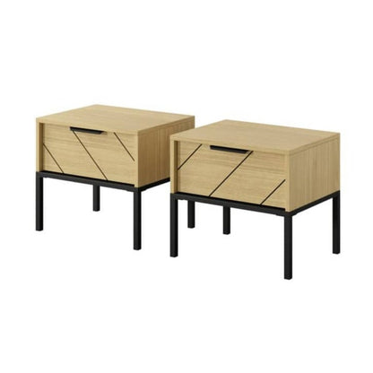 Verso Bedside Tables 47cm [Set Of Two]