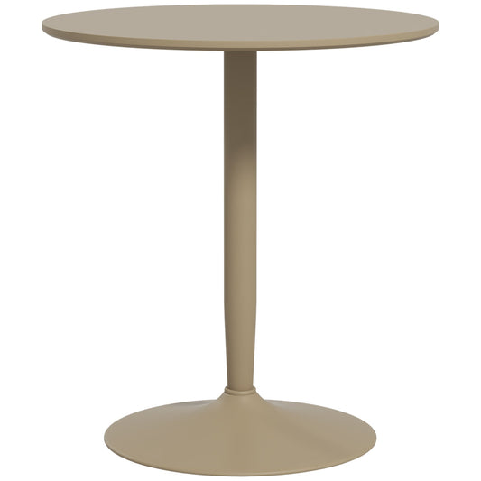 HOMCOM 75H x â70cm Two-Person Minimalistic Dining Table - Light Brown