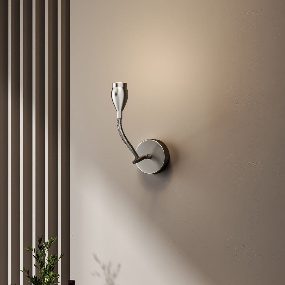 Contemporary Adjustable Gooseneck LED Wall Light