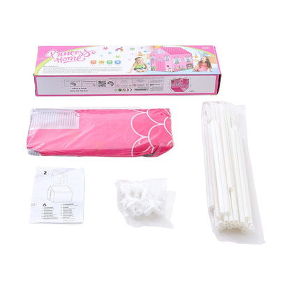 Girls Play Tent Pink Princess Castle Portable Playhouse