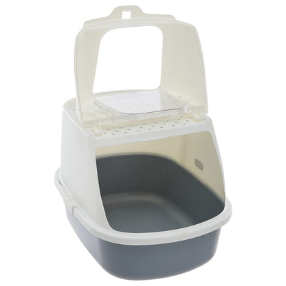 Large Hooded Cat Litter Box with Scoop