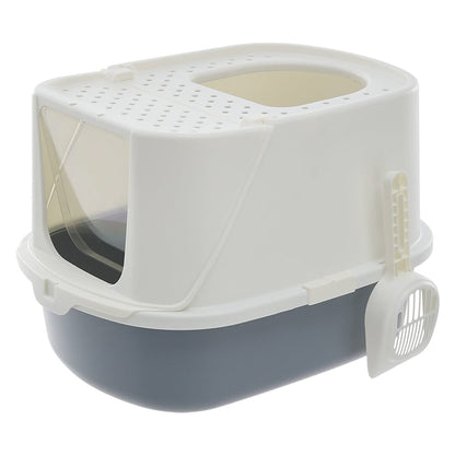 Large Hooded Cat Litter Box with Scoop