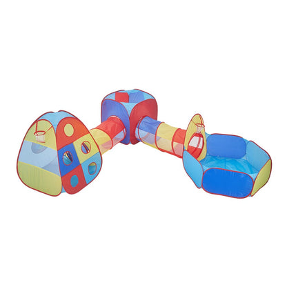 5 in 1 Pop-Up Ball Pit Tunnel Combos with Velcro Balls