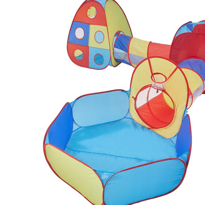 5 in 1 Pop-Up Ball Pit Tunnel Combos with Velcro Balls