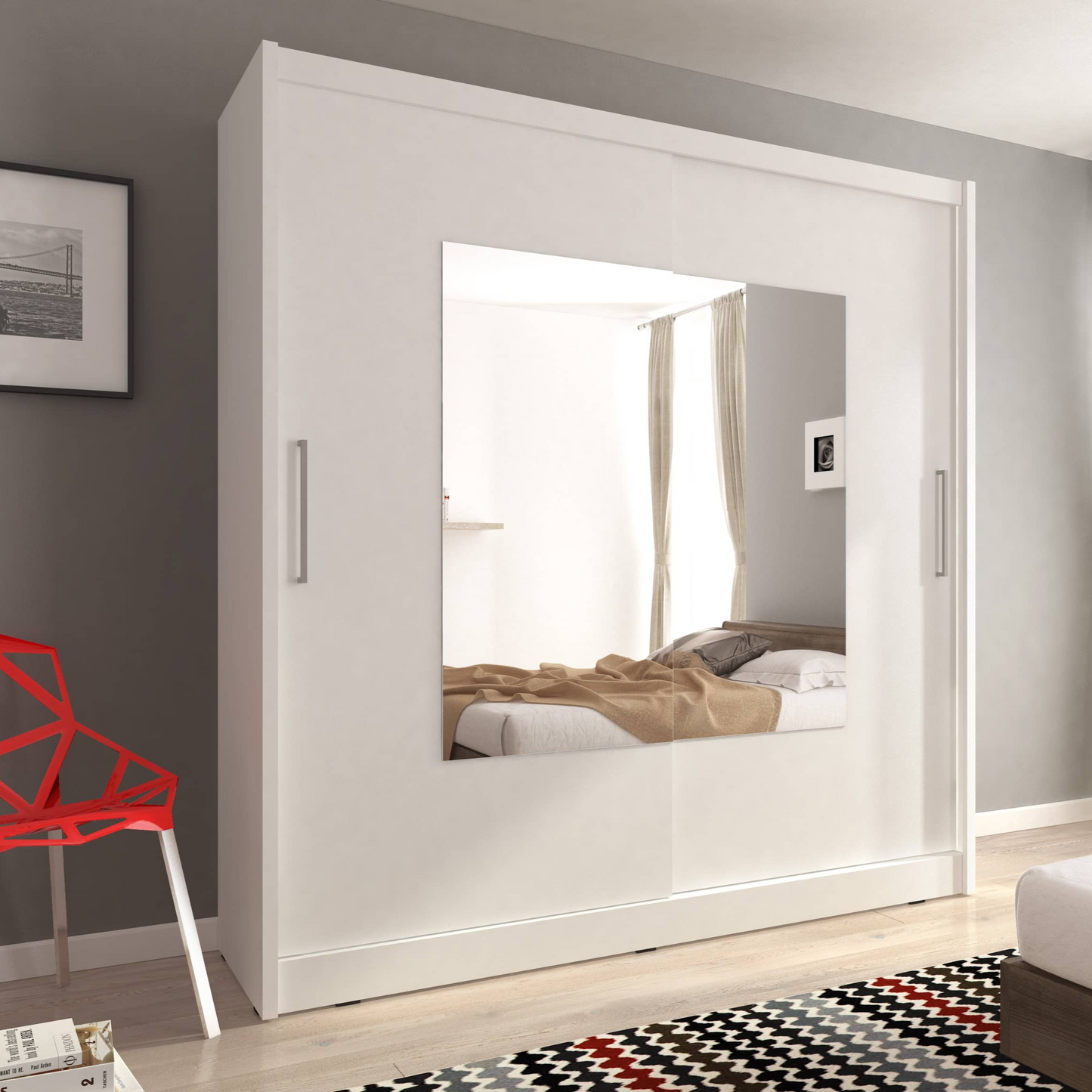 Wiki IX Sliding Door Wardrobe 200cm