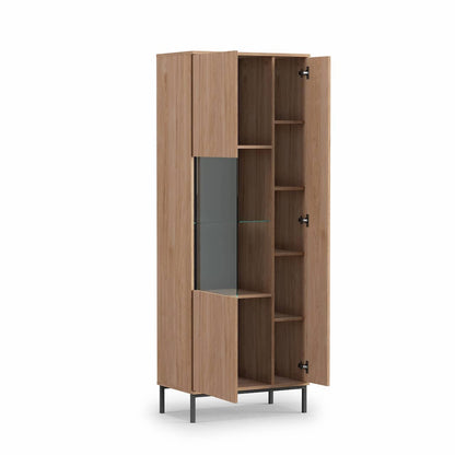 Querty 07 Tall Display Cabinet 70cm