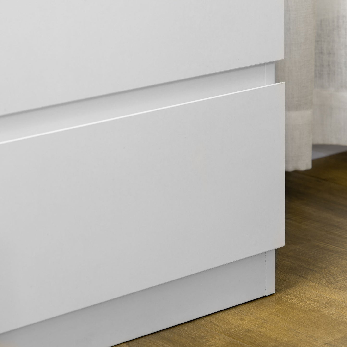 HOMCOM Chest of Three Drawers - White