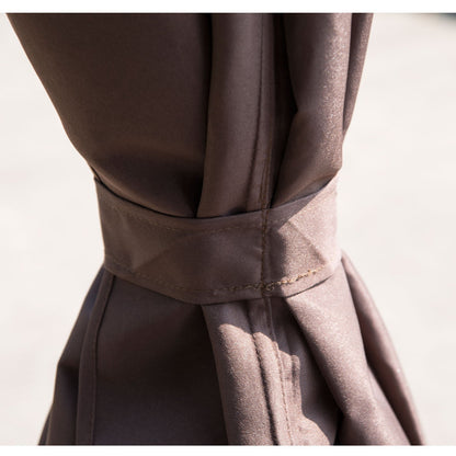 Outsunny√Ç 3√Ç x√Ç 3(m) Garden Gazebo, Outdoor Gazebo Canopy Shelter with Curtains and Steel Frame for Lawn, Yard and Deck, Coffee