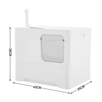 Anti Splash Enclosed Cat Litter Box