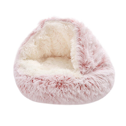 Soft Plush Pet Bed for Cats and Dogs