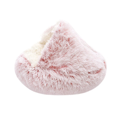 Soft Plush Pet Bed for Cats and Dogs