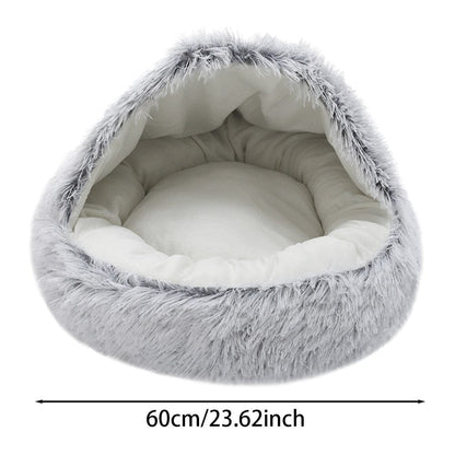 Soft Plush Pet Bed for Cats and Dogs