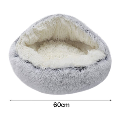 Soft Plush Pet Bed for Cats and Dogs