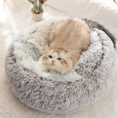 Soft Plush Pet Bed for Cats and Dogs