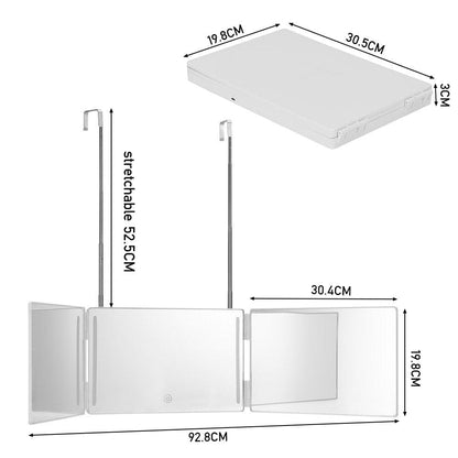 3-Way Makeup Mirror with LED Light
