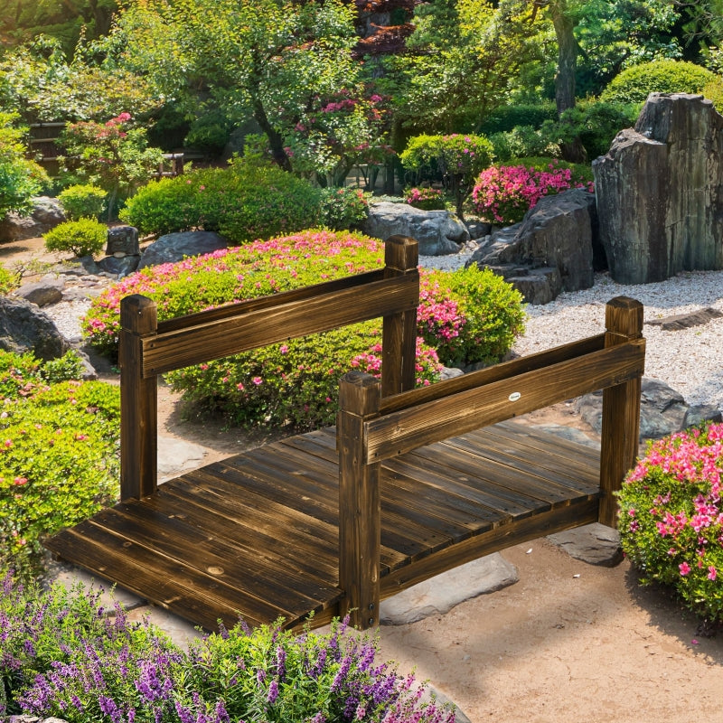 5FT Wooden Garden Bridge