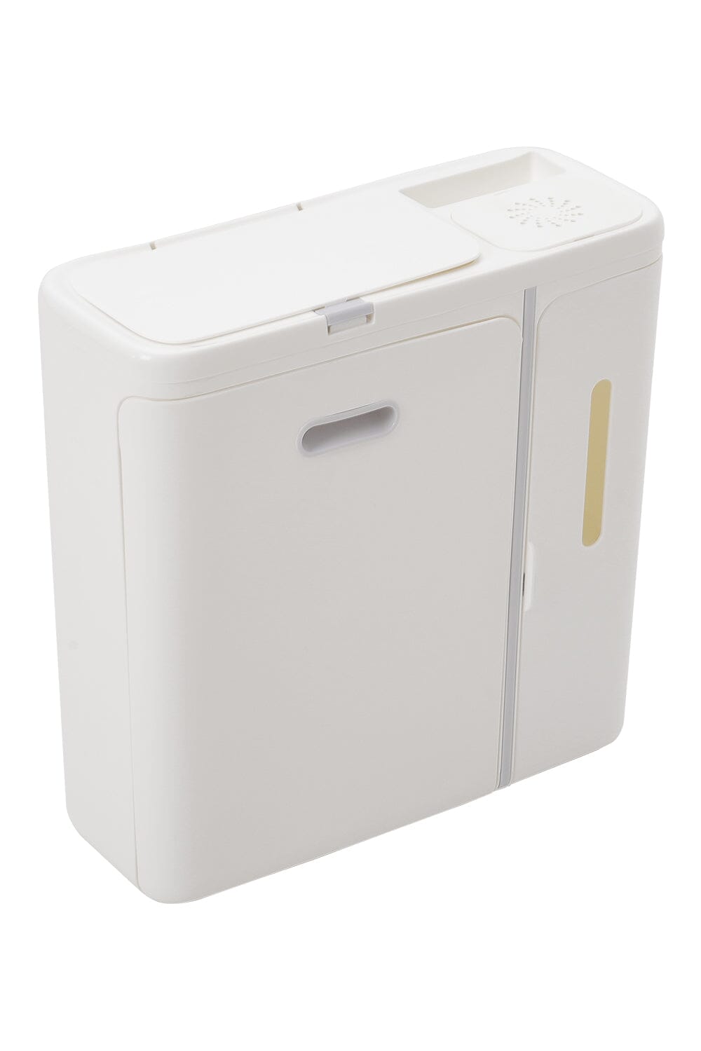 White 5 Compartments Hang Trash with Kitchen Paper Drawer