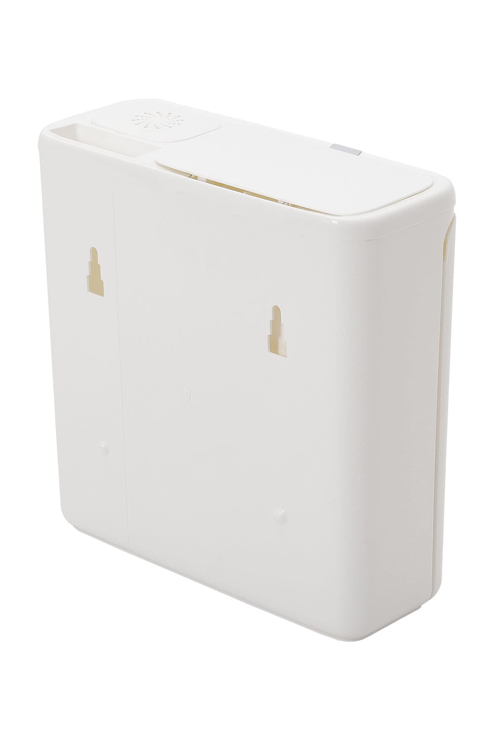 White 5 Compartments Hang Trash with Kitchen Paper Drawer