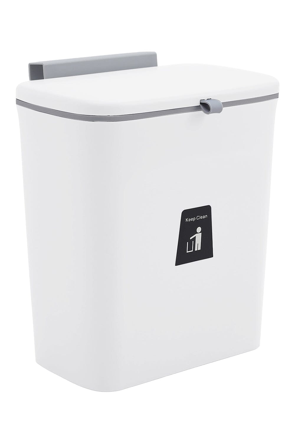 Practical 9L PP Primary Material Trash Can with Ring