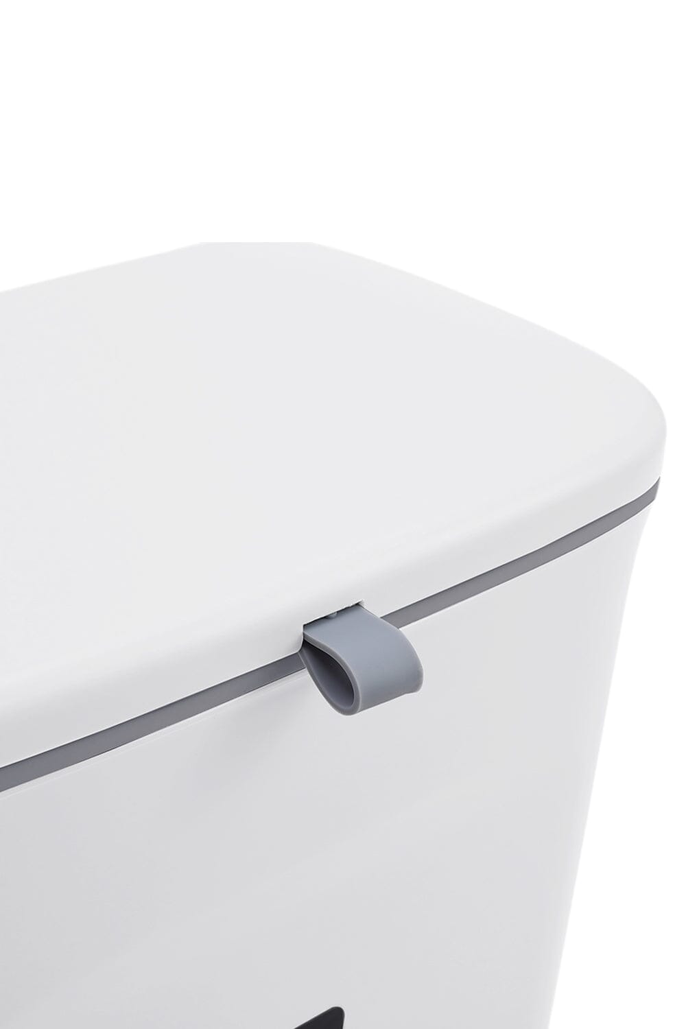 Practical 9L PP Primary Material Trash Can with Ring