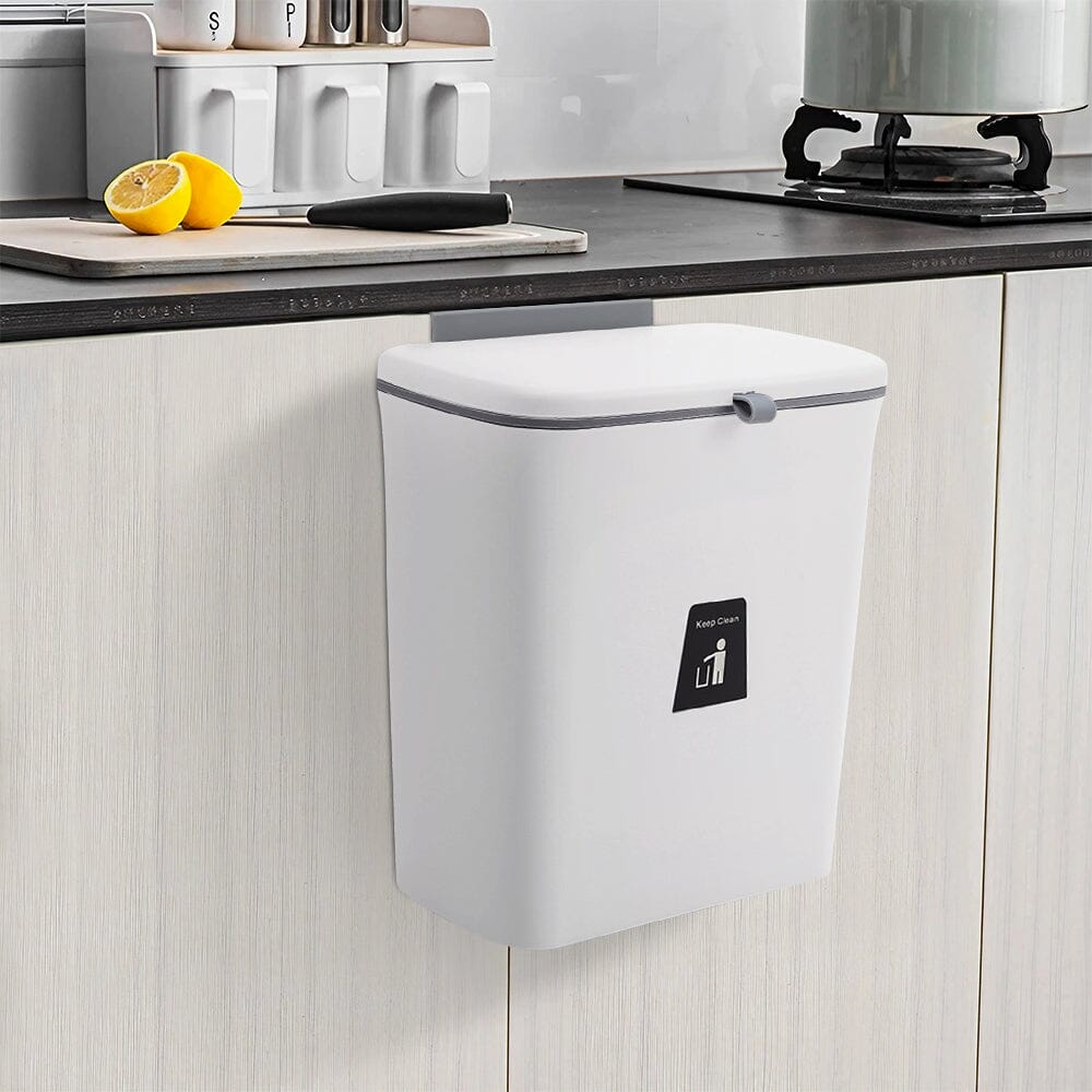 Practical 9L PP Primary Material Trash Can with Ring