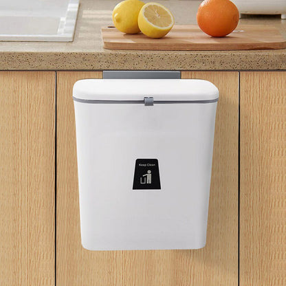 Practical 9L PP Primary Material Trash Can with Ring