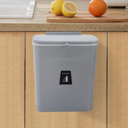 Practical 9L PP Primary Material Trash Can with Ring