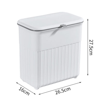 Sleek 9L Hanging Trash Can-Keep Your Space Clean And Tidy