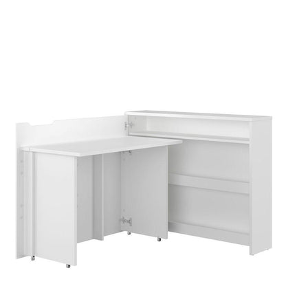 Work Concept Convertible Hidden Desk With Storage