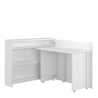 Work Concept Convertible Hidden Desk With Storage