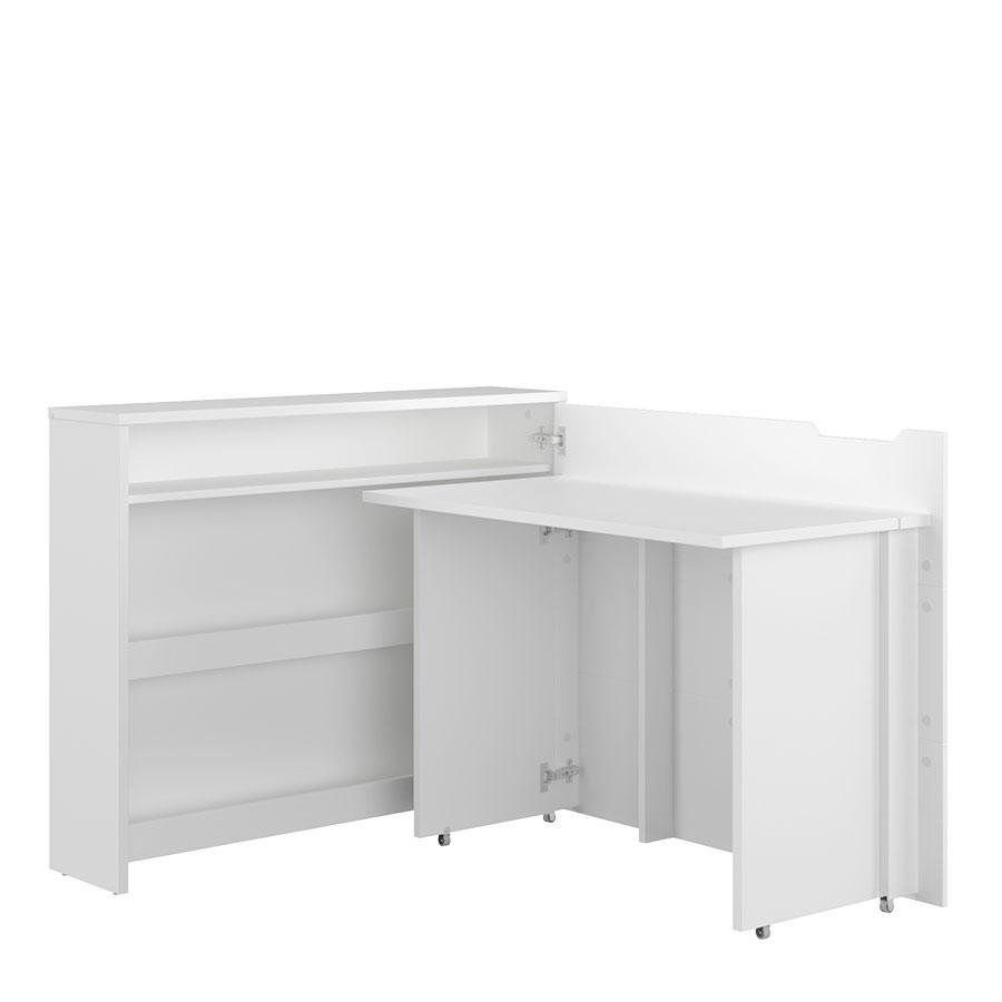 Work Concept Convertible Hidden Desk With Storage