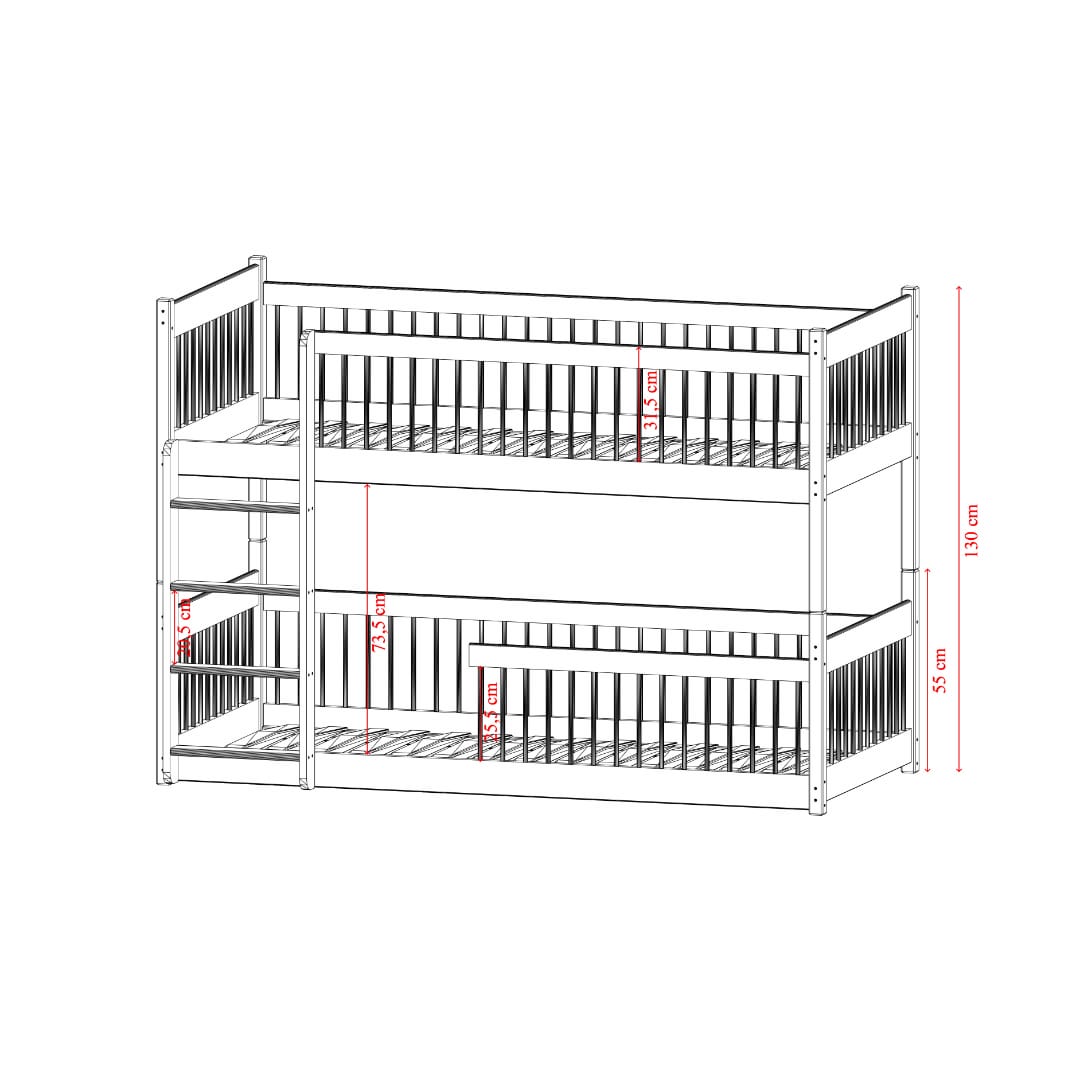 Essex Classic Wooden Bunk Bed
