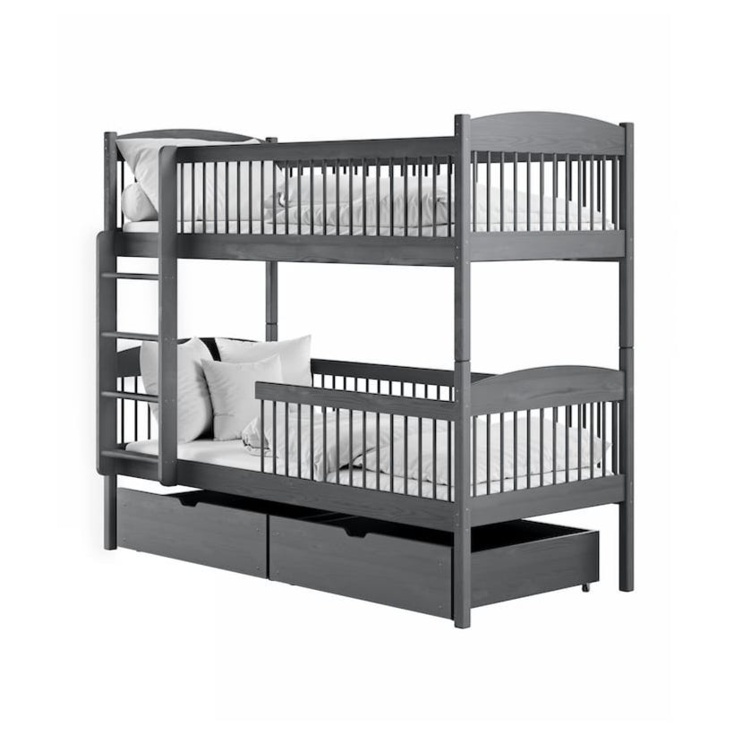 Derbyshire Wooden Bunk Bed Luna With Storage