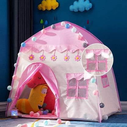 Dreamy Pink Castle Play Tent
